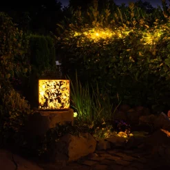 New Würfel Eifel im Herbst CCT-LED Außenleuchte mit ZigBee Stehleuchten|Terrassen