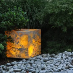 New Würfel Eifel im Herbst CCT-LED Außenleuchte mit ZigBee Stehleuchten|Terrassen