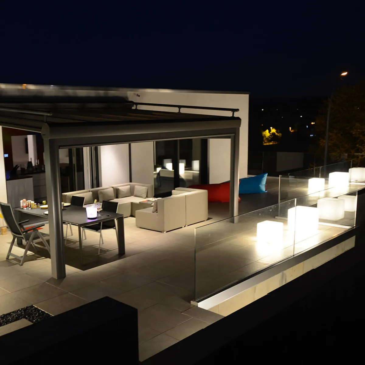 Hot Würfel LED Außenleuchte Terrassen|Dekorative Leuchten