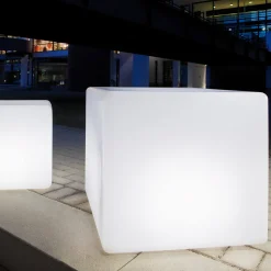 New Würfel LED Akkuleuchte Terrassen|Dekorative Leuchten