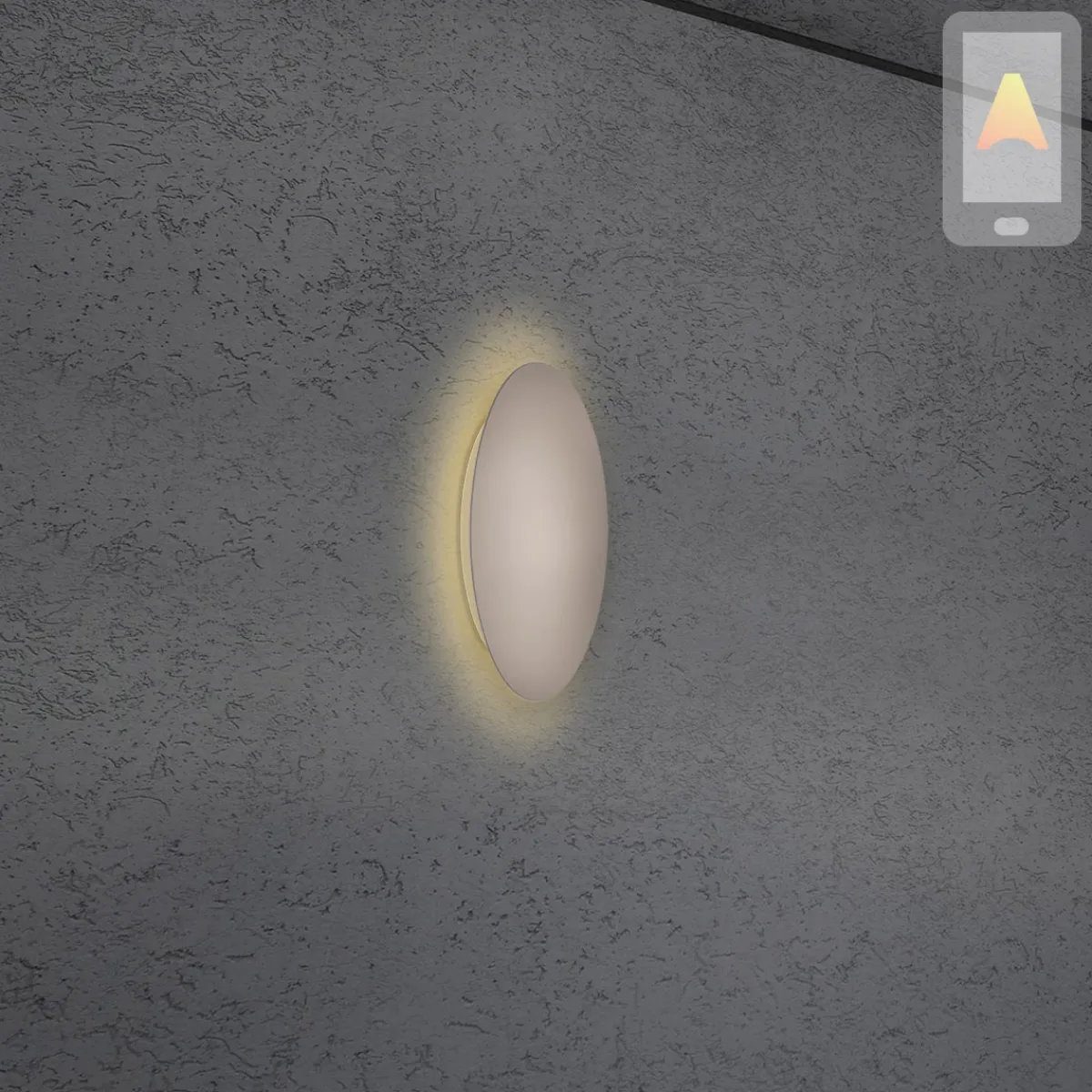 Hot Blade Mini LED Wand- / Deckenleuchte, Ø: 18 cm, mit Casambi-Modul Wandleuchten|Deckenleuchten