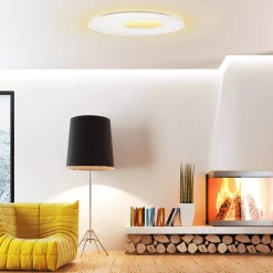 Discount Blade Open LED Wand- / Deckenleuchte, Ø: 59 cm Wohnzimmer|Schlafzimmer