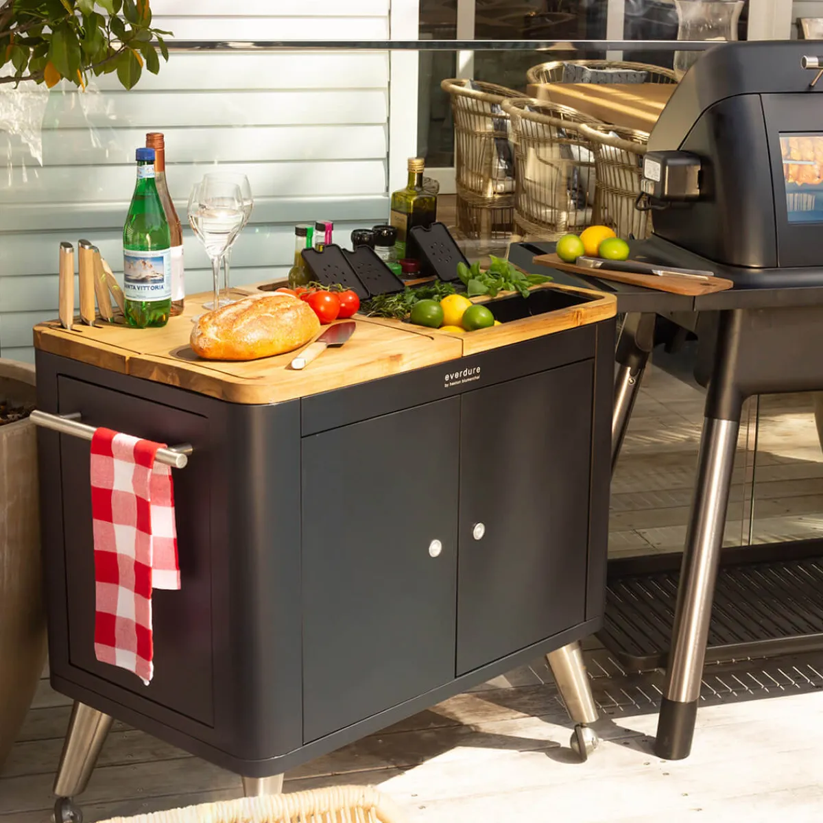 Clearance Mobile Outdoor Küche Grills & Pizzaöfen