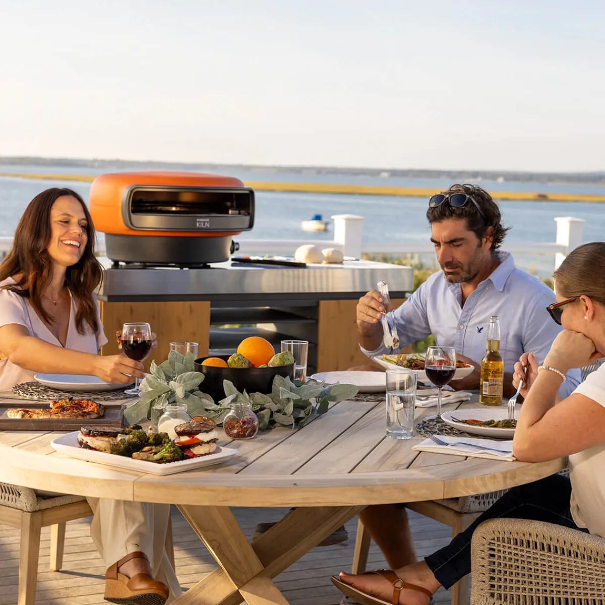 New KILN Pizzaofen, 2 Brenner, rotierend, Pro-Set Grills & Pizzaöfen