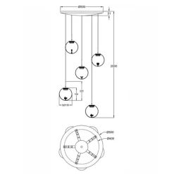 Hot Ariel LED Pendelleuchte Essbereiche|Pendelleuchten