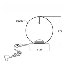 Online Ariel LED Tischleuchte Tischleuchten|Schlafzimmer