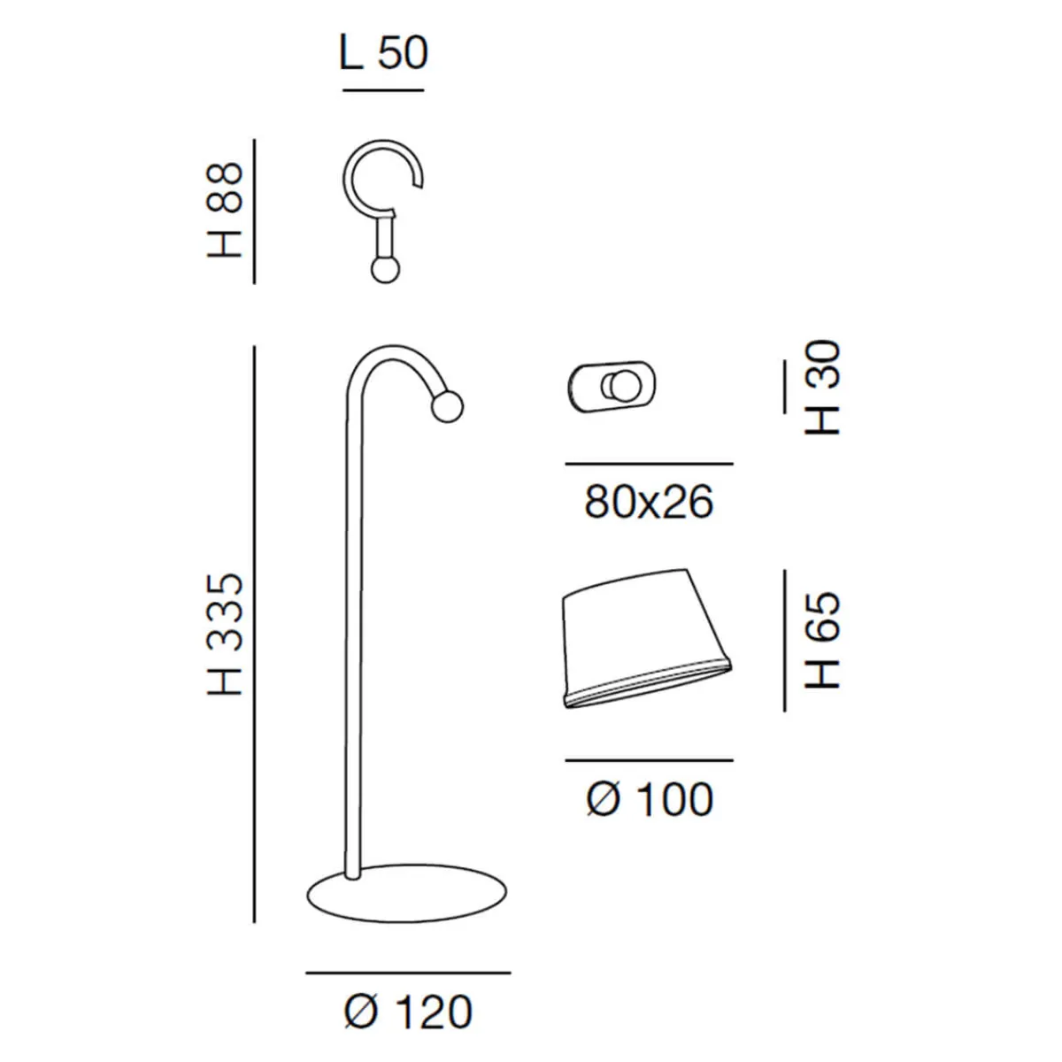 Online Armanda LED Akkuleuchte Terrassen|Dekorative Leuchten
