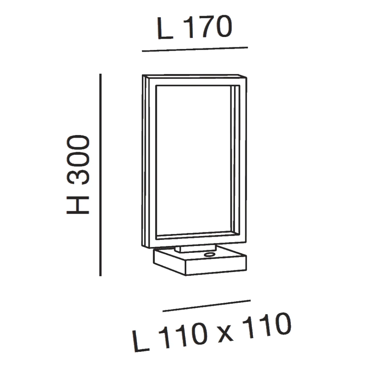 Bard LED Tischleuchte, Rückläufer Tischleuchten|Flur