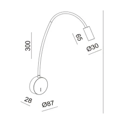 New Flux LED Wandleuchte Wohnzimmer|Schlafzimmer