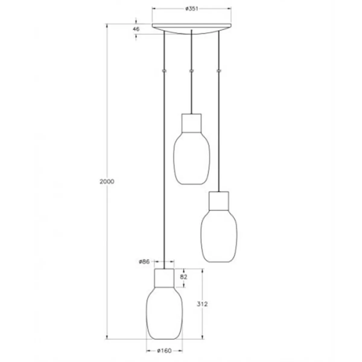 New Lapo LED Pendelleuchte Küche|Essbereiche