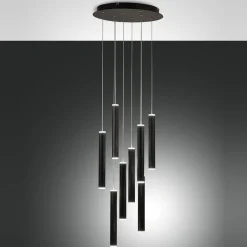 New Prado LED Pendelleuchte, 8-flg., mit Rondell Pendelleuchten|Wohnzimmer