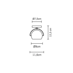 Online Beluga Colour Wand- / Deckenleuchte, 1-flg. Schlafzimmer|Flur