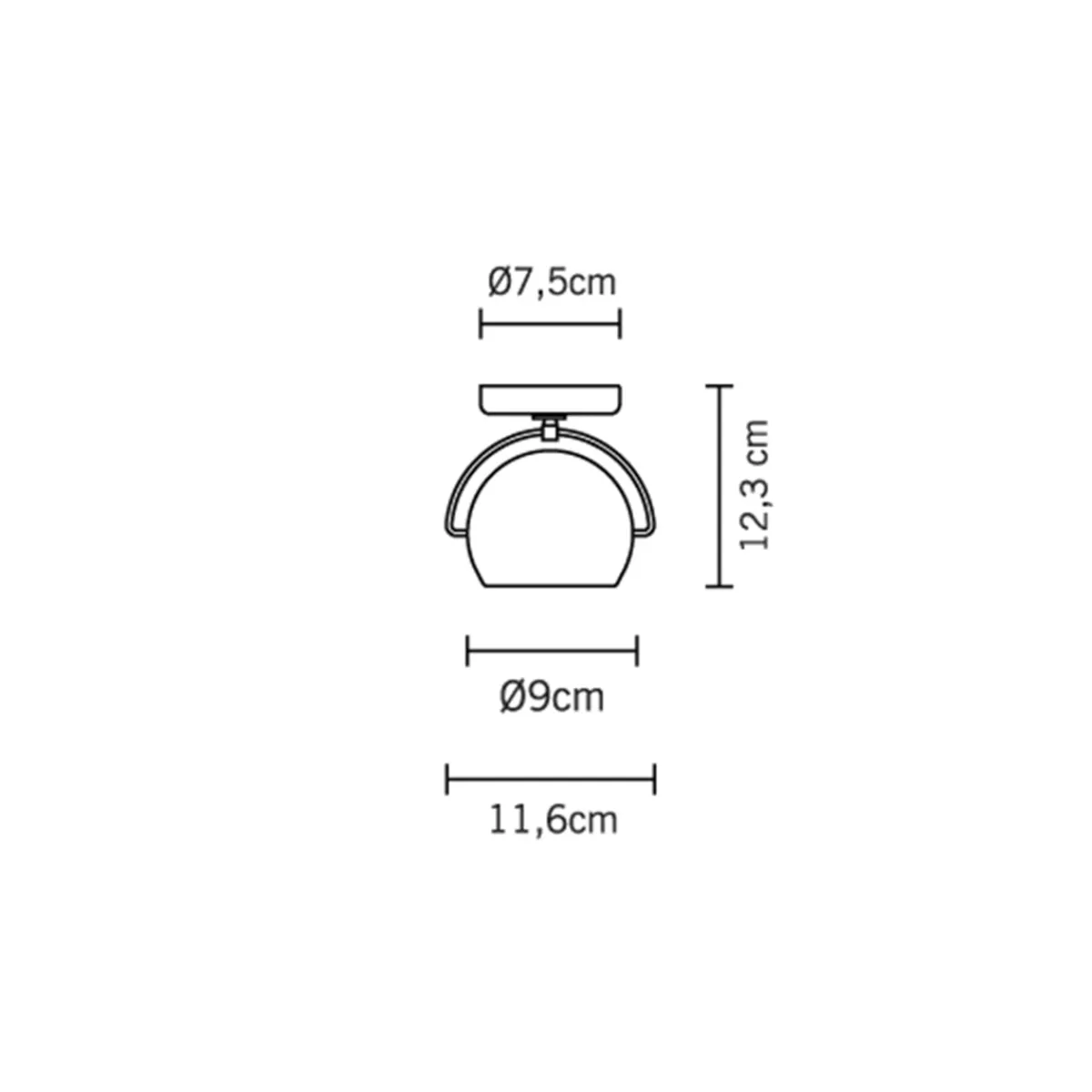 Online Beluga Colour Wand- / Deckenleuchte, 1-flg. Schlafzimmer|Flur