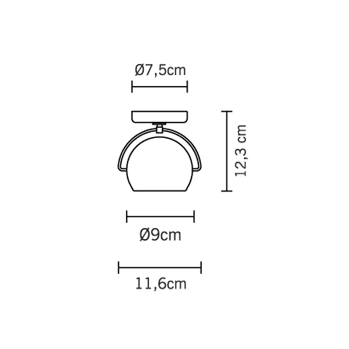 Outlet Beluga Steel WandDeckenleuchte Wandleuchten|Strahler & Spots