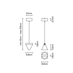 Online Tripla Pendelleuchte, 1-flg. Küche|Essbereiche