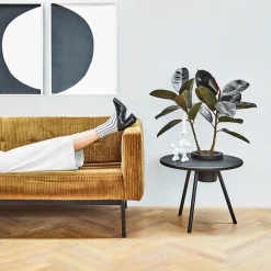 Online Bakkes Beistelltisch mit Blumentopf Gartenmöbel|Möbel