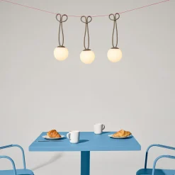 Bolleke Mini LED Akku-Pendelleuchte, 3er-Set Terrassen|Dekorative Leuchten