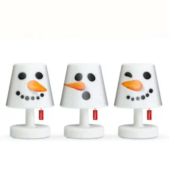 Discount Edison the Mini LED Akkuleuchte, 3er-Set, mit X-mas Mini Cappie Set Snowmen Weihnachtsbeleuchtung|Dekorative Leuchten