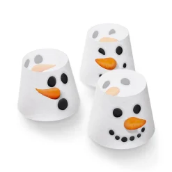 Discount Edison the Mini LED Akkuleuchte, 3er-Set, mit X-mas Mini Cappie Set Snowmen Weihnachtsbeleuchtung|Dekorative Leuchten
