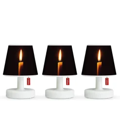 Hot Edison the Mini LED Akkuleuchte, 3er-Set, mit Mini Cappie Set Candle Light Weihnachtsbeleuchtung|Terrassen