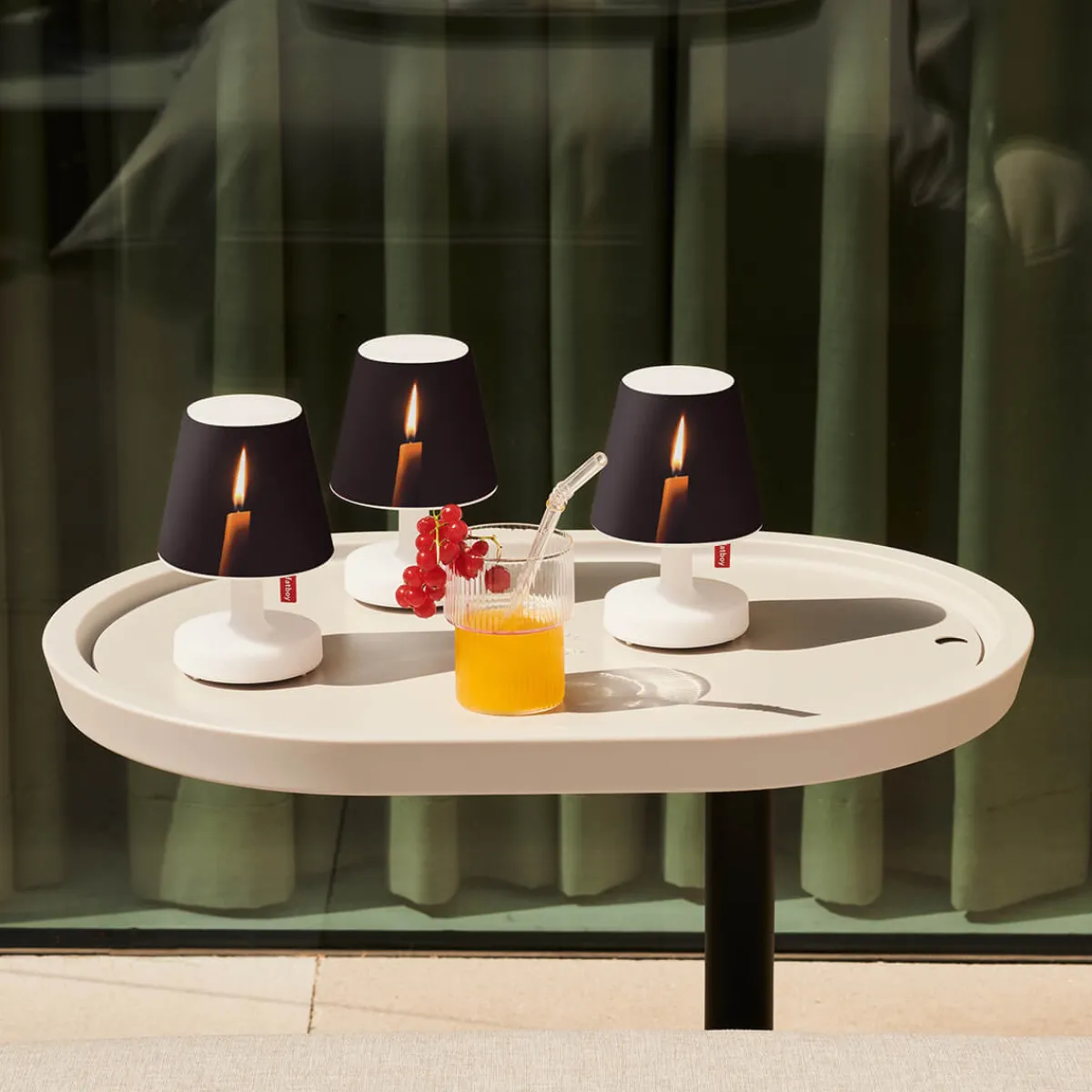 Hot Edison the Mini LED Akkuleuchte, 3er-Set, mit Mini Cappie Set Candle Light Weihnachtsbeleuchtung|Terrassen