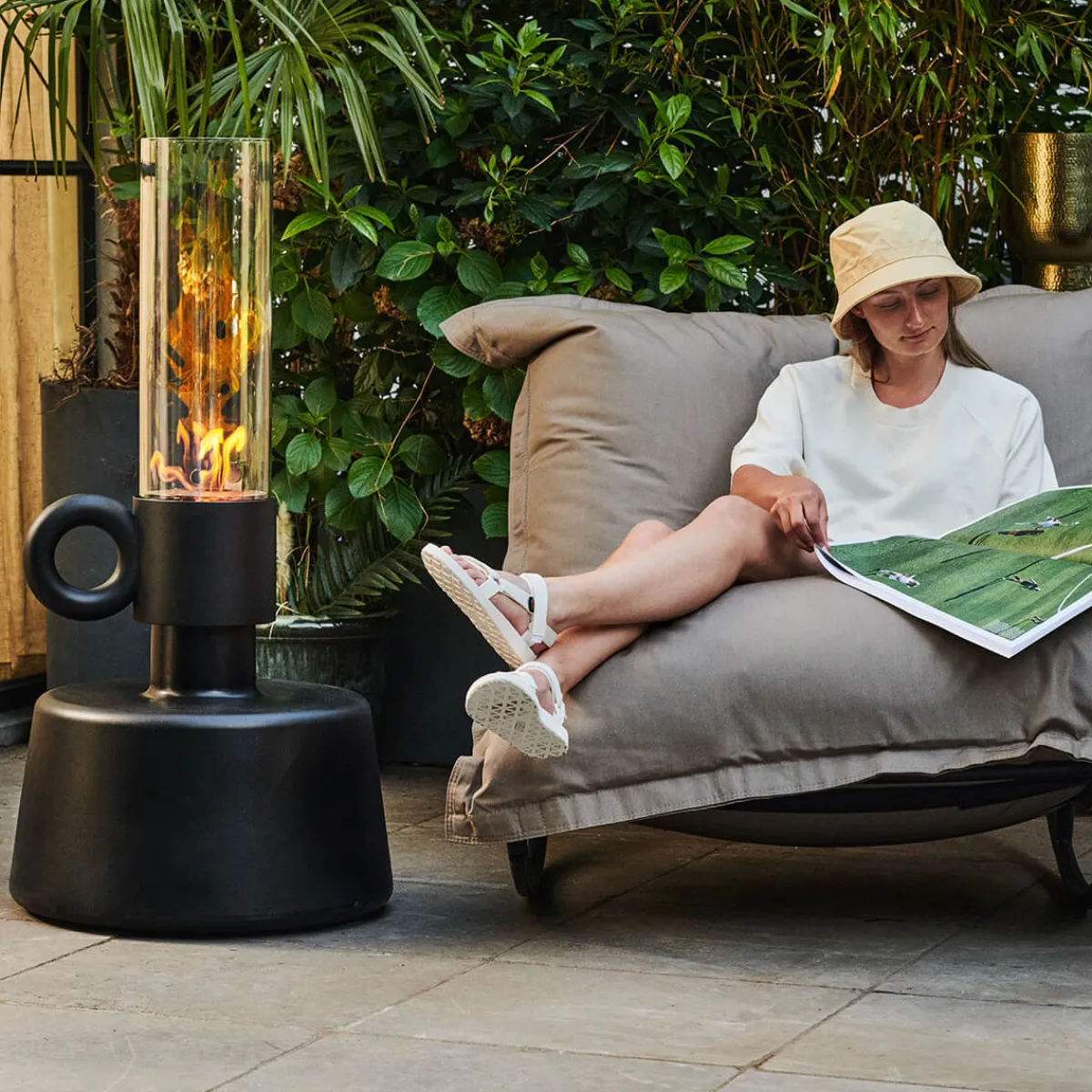 Clearance Flamtastique Outdoor Öllampe Kamin|Feuerkörbe & Feuerschalen