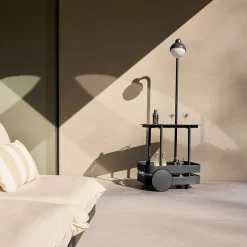 Outlet Jolly Trolley LED Akkuleuchte & Bar-Trolley Aufbewahrung|Gartenmöbel