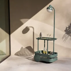 Outlet Jolly Trolley LED Akkuleuchte & Bar-Trolley Aufbewahrung|Gartenmöbel