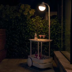 Outlet Jolly Trolley LED Akkuleuchte & Bar-Trolley Aufbewahrung|Gartenmöbel