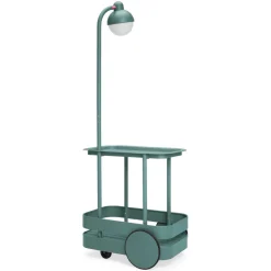 Outlet Jolly Trolley LED Akkuleuchte & Bar-Trolley Aufbewahrung|Gartenmöbel