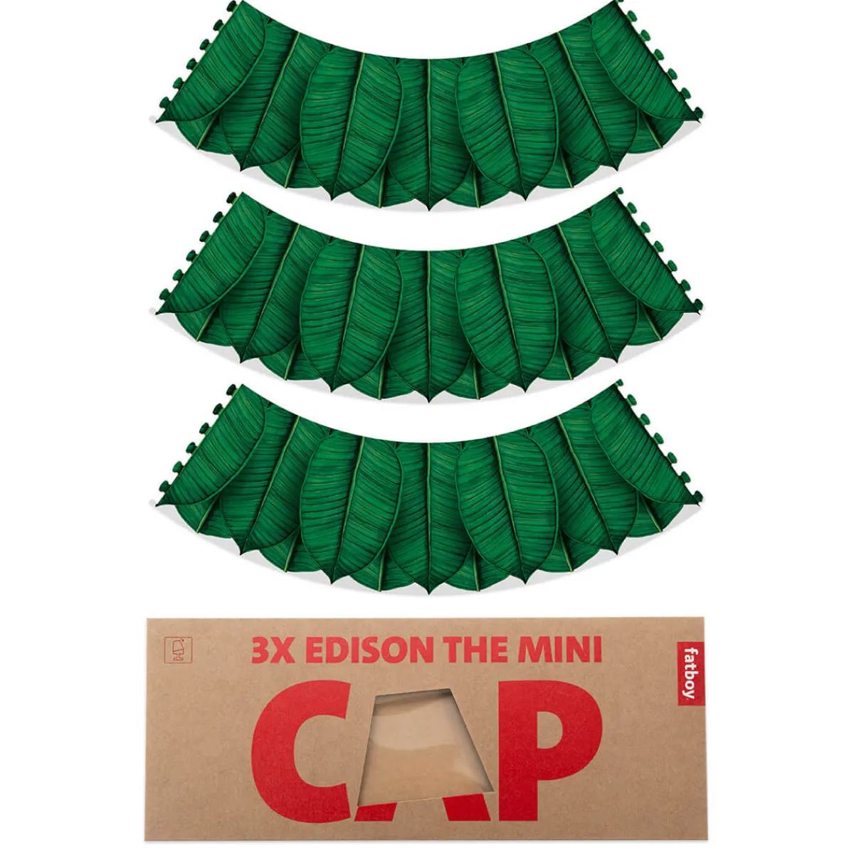 Hot Mini Cappie Be Leaf, 3er-Set, für Edison the Mini Leuchtenzubehör|Lampenschirme