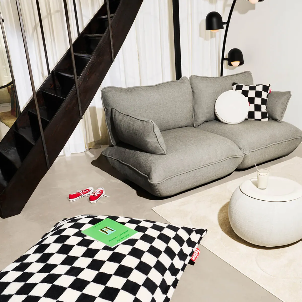 Online Original Slim Teddy Chess Sitzsack Heimtextilien|Möbel