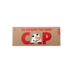 New X-mas Mini Cappie Snowmen, 3er-Set, für Edison the Mini Leuchtenzubehör|Lampenschirme