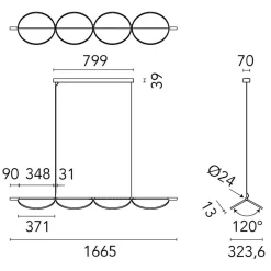 Discount Almendra Linear S4 LED Pendelleuchte Gastronomie|Essbereiche