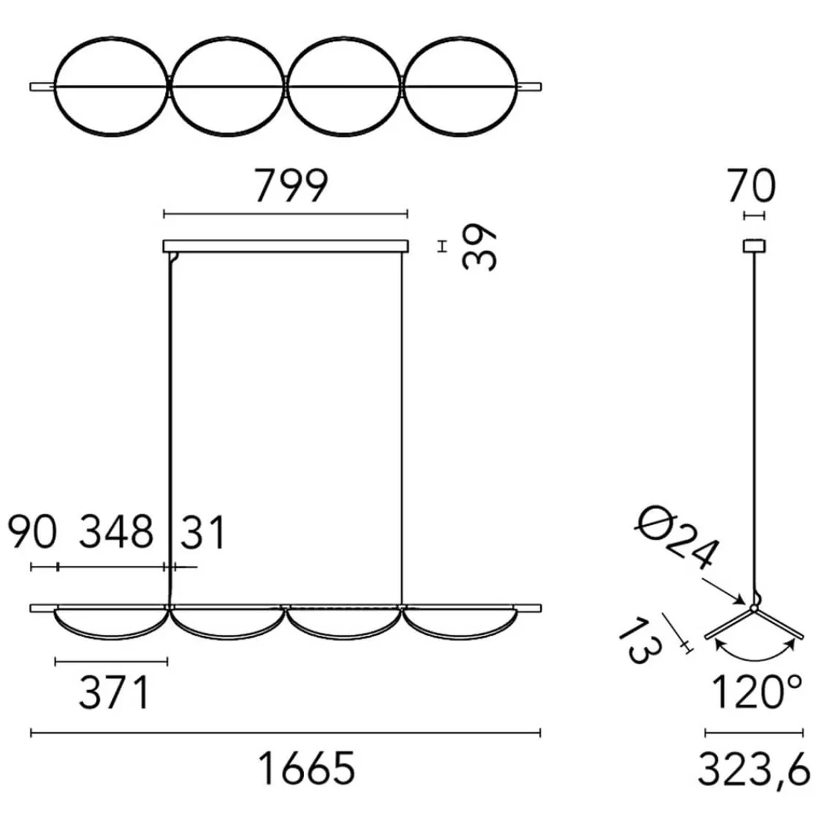 Discount Almendra Linear S4 LED Pendelleuchte Gastronomie|Essbereiche