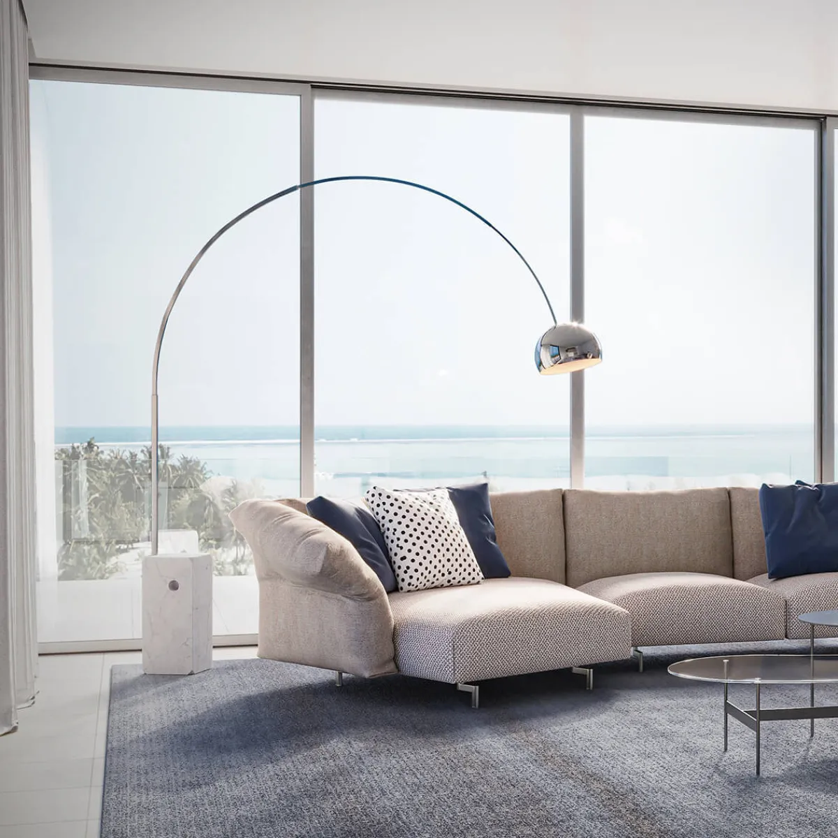 Best Arco Bogenleuchte Hotellerie|Wohnzimmer