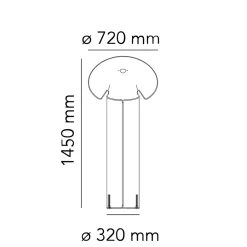 Chiara F Stehleuchte Stehleuchten|Schlafzimmer