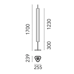 Outlet EMI LED Stehleuchte Hotellerie|Schlafzimmer