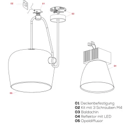 Hot Aim Reflektor mit LED Ersatzteile