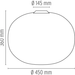 Clearance Glo-Ball C Deckenleuchte Schlafzimmer|Flur