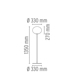 Clearance Glo-Ball F1 Stehleuchte Schlafzimmer|Stehleuchten