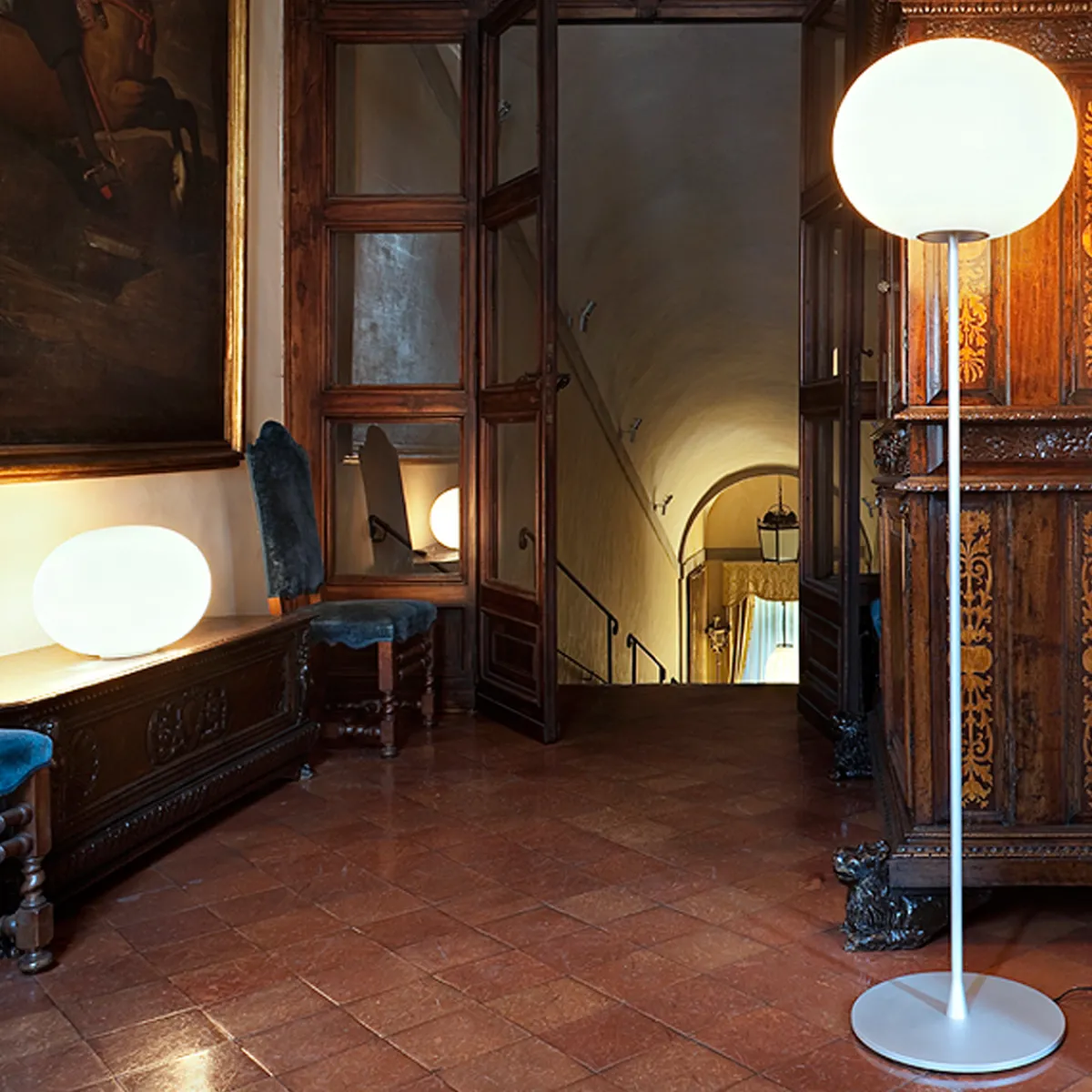 Best Glo-Ball F3 Stehleuchte Wohnzimmer|Schlafzimmer