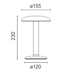 Best Gustave Residential LED Akkuleuchte, 3000 K Dekorative Leuchten|Akkuleuchten