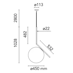New IC S3 Pendelleuchte Hotellerie|Pendelleuchten