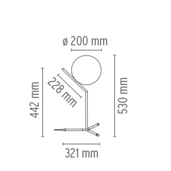 Sale IC T1 High Tischleuchte Hotellerie|Schlafzimmer