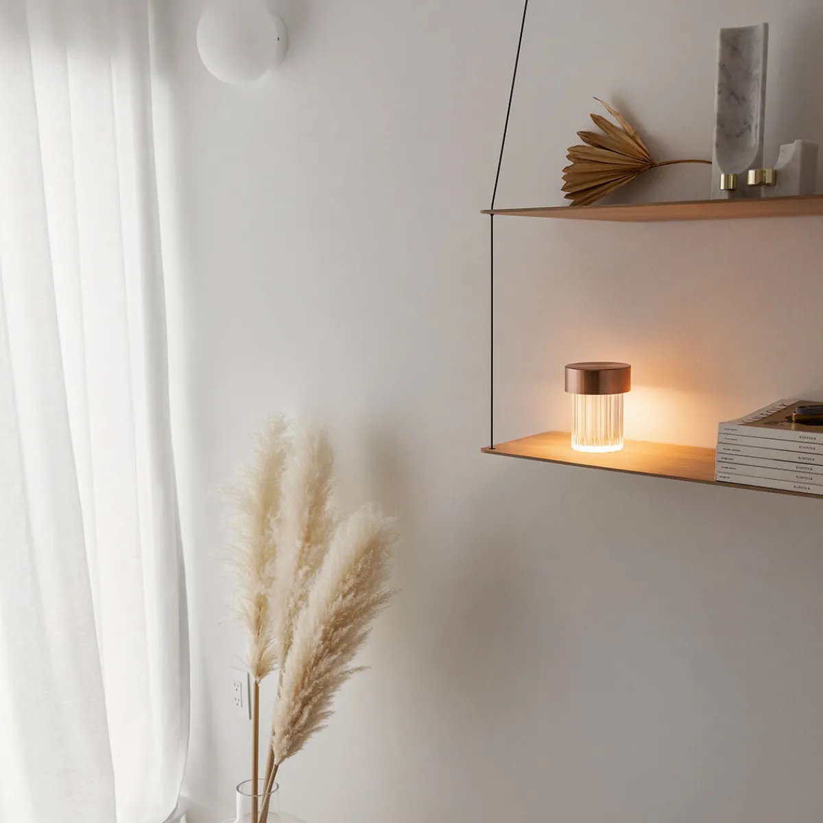 Online Last Order Fluted LED Akkuleuchte Dekoration|Hotellerie