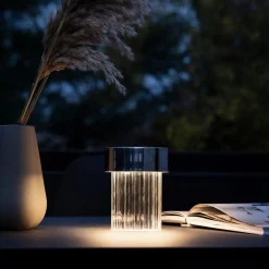 Online Last Order Fluted LED Akkuleuchte Dekoration|Hotellerie