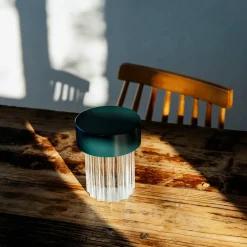 Online Last Order Fluted LED Akkuleuchte Dekoration|Hotellerie