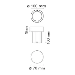 Online Last Order Fluted LED Akkuleuchte Dekoration|Hotellerie