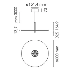 Outlet My Disc LED Pendelleuchte Pendelleuchten